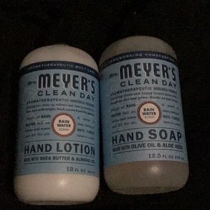 Lot (2) Mrs Meyer’s Clean Day Hand Soap & Lotion